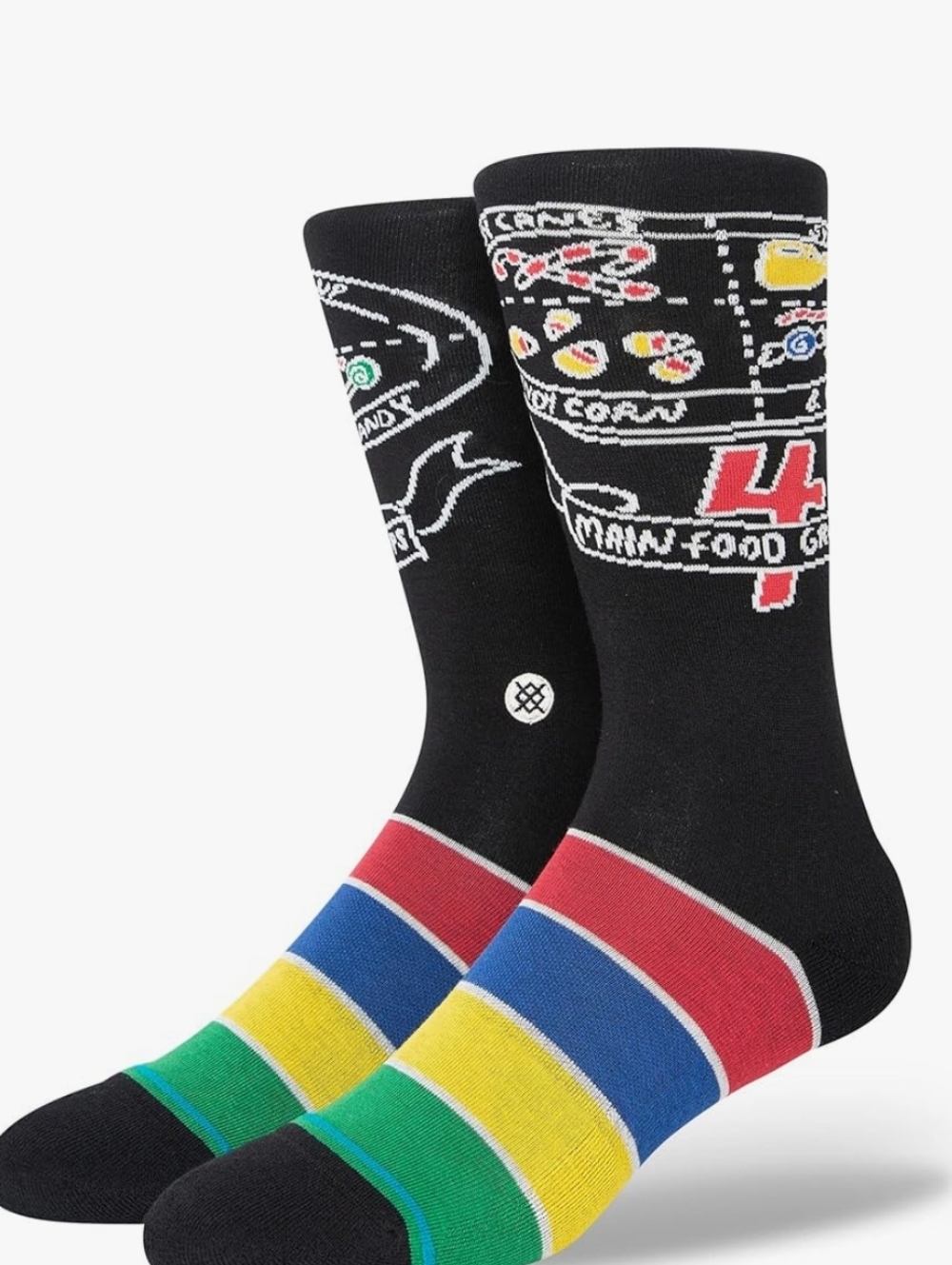 Stance X Elf Four Main Food Groups Crew Sock